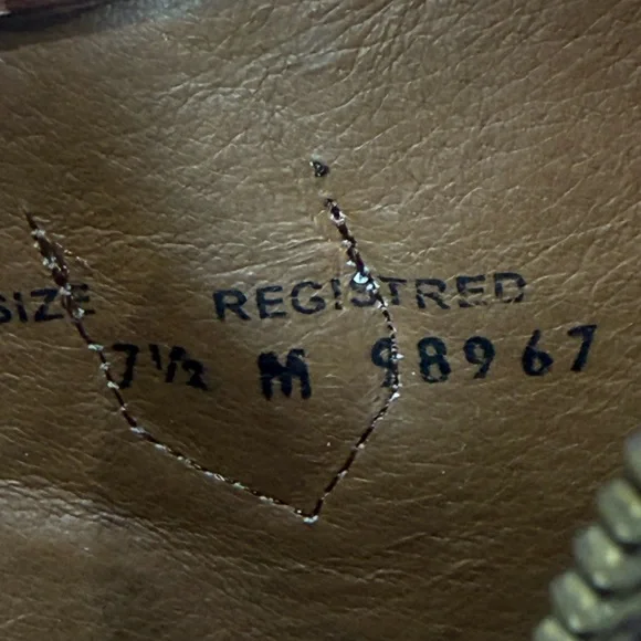 Embroidered Leather Cowboy Boots - Picture 5 of 6